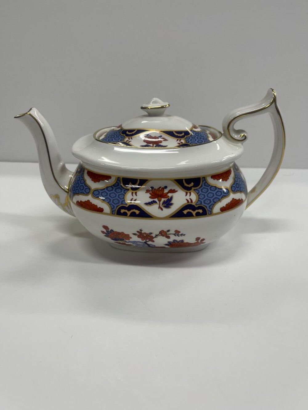 Spode Shima Y8172-C Teapot Lid Fine Bone China England Vintage